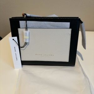 Mark Jacob leather pouch bag - smoked almond multi color